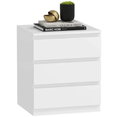 Commode fermeture douce chambre moderne blanc