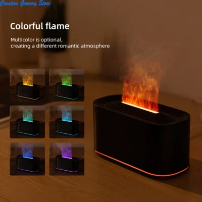 Bougie Diffuseur huiles essentielles flamme colorée