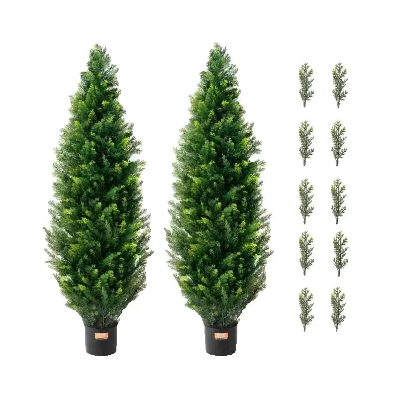 Plante déco arbre topiaire cèdre pin cipprès artificiel