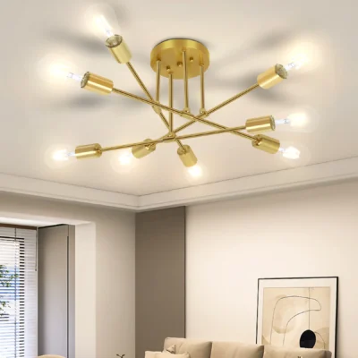 Lustre plafond haut de gamme cuisine salon