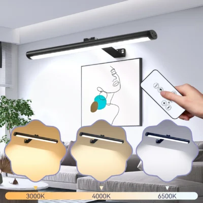 Lampes murales LED tableaux dimmable USB rechargeables