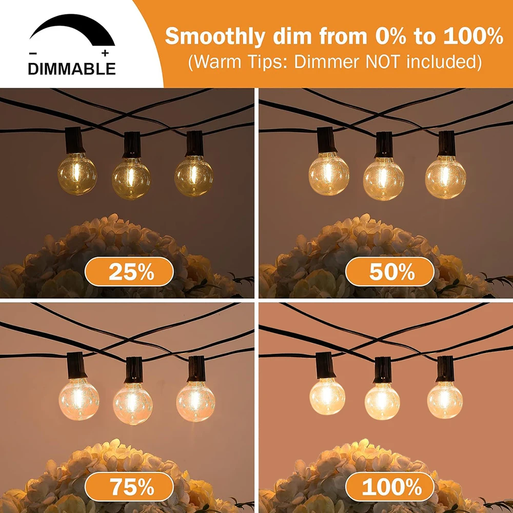 Guirlande LED Globe variable G40 – Image 3