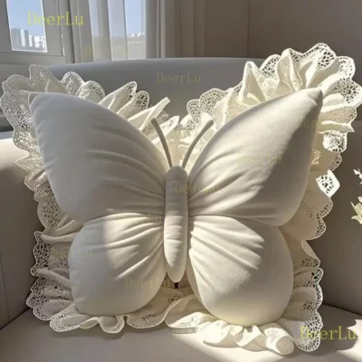 Lot de coussins Oreiller papillon princesse coussin canapé maison