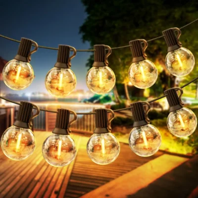 Guirlande Globe G40 30M LED ampoules étanches