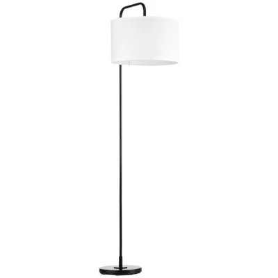 Lampadaire E27 abat-jour lin 64x38x163.5